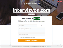 Tablet Screenshot of intervizyon.com